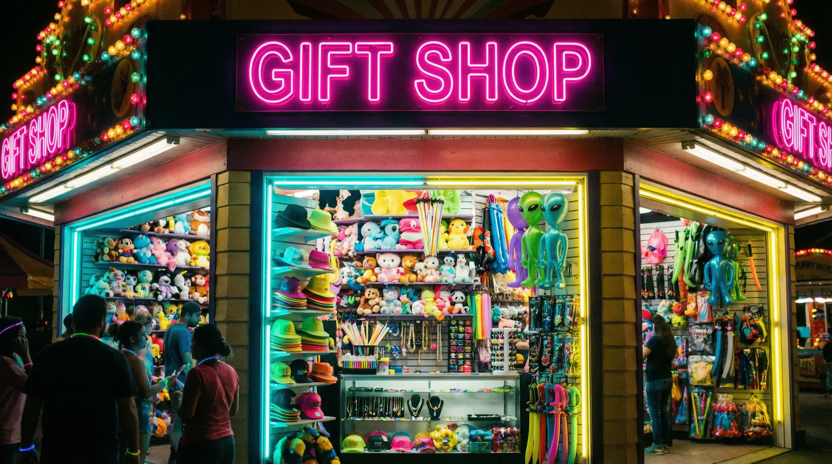 18禁 - 霓虹游乐园礼品店商品展示